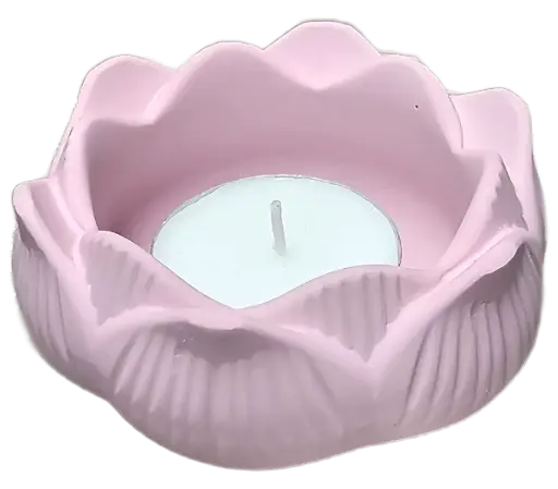 Bloemvormige kaarshouder
