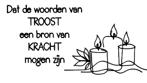 Innige deelneming kaartje